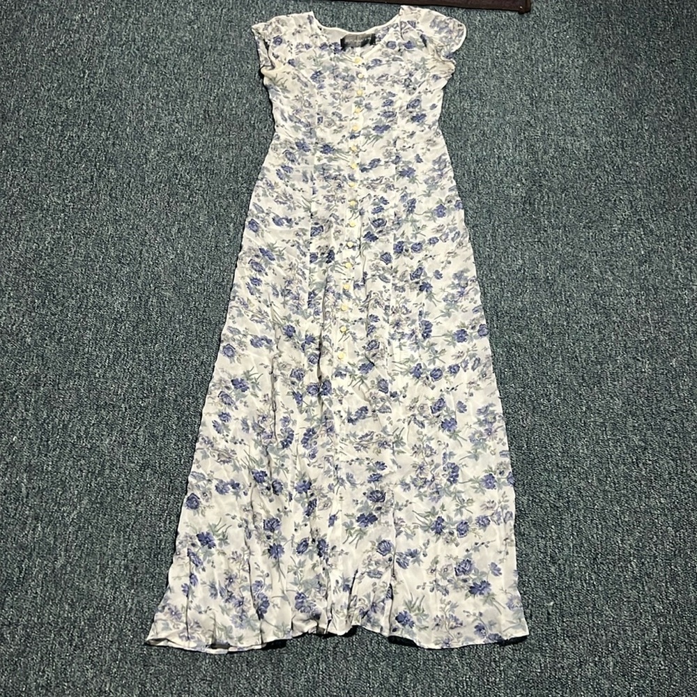 Reformation white floral dress button down size small S real real